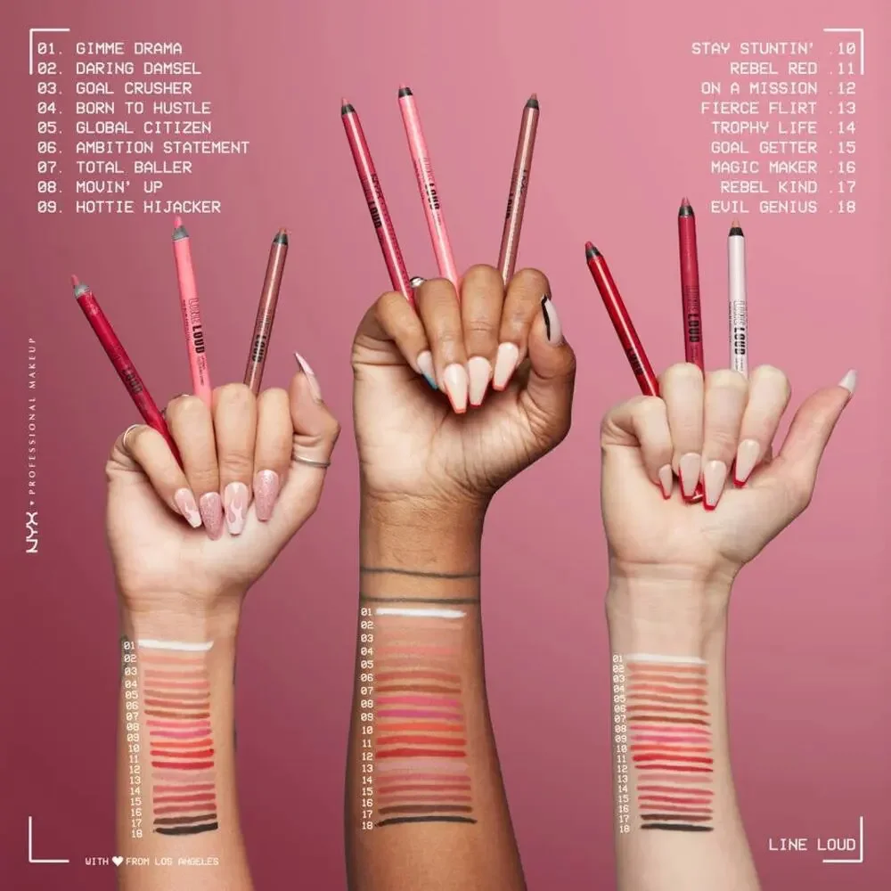 NYX Line Loud Lip Pencil Bundle